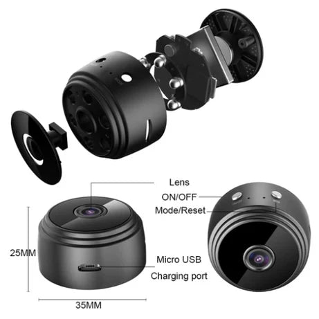 Mini Portable Wireless A9 Security Camera 1080P HD Rs.2,000